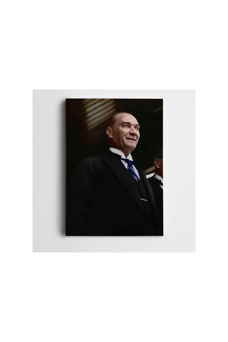 Atatürk Tebessüm Kanvas Tablo