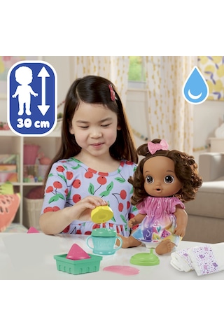 Baby Alive  Bebeğimle Eğlenceli Yudumlar Esmer F7357