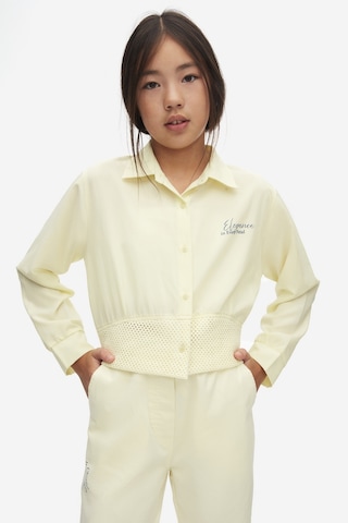 Nk Kids 38816 Kız Çocuk Sarı Petal Gömlek Sarı