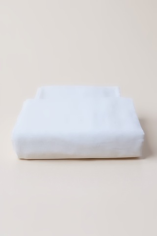 Lumira Tek Kişilik Pamuk Saten Düz Çarşaf 220x300 Cm Mix & Match Otel Serisi Beyaz