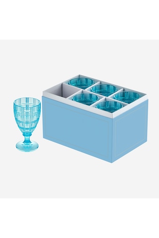 Mavi Akrilik Kadeh 400 Ml