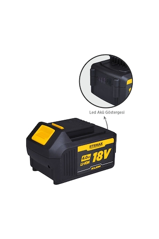 RTRMAX RTX1804 X-Lion Akü Yedek Batarya 4.0 Ah