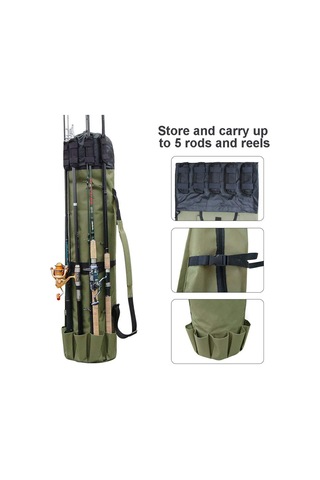 Balıkçılık Ekipmanları Çantası Oxford Olta Çantası Taşınabilir Yüksek Kapasiteli Olta Taşıma Organizatörü Açık Su Geçirmez Balıkçılık Araçları Saklama Çantası-fa1-