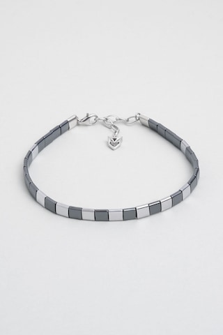 Hematit Taşlı 21 Cm Gümüş Erkek Bileklik Gri 69645176