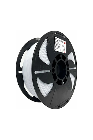 Elas 3d Beyaz Pla Pro 1kg Filament