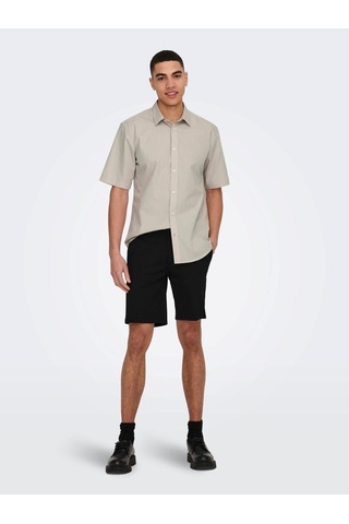 Only & Sons Onsmark Shorts 0209 Noos Erkek Şort-26606 Siyah