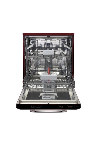 Vestel BM 5011 3 Programlı 13 Kişilik Retro Bulaşık Makinesi Bordo