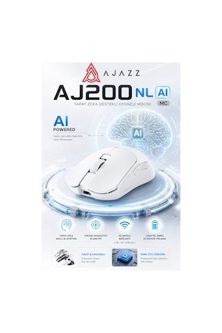 Aj200 Nl Aı Yapay Zeka Sesli Komut Destekli Near-link 3 Modlu Kablosuz Oyuncu Mouse Diğer