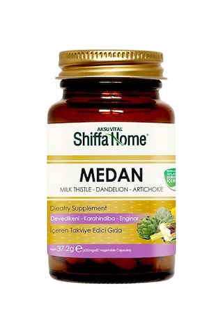 Aksu Vital Shiffa Home Medan Kapsül Devedikeni Karahindiba Enginar 60 Kapsül 3 Adet