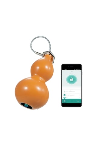 Kosona Akıllı Parmak İzi Kilit - 20 Parmak Kayıt, Tuya Uygulaması, Şarj Edilebilir, Sarı T08d