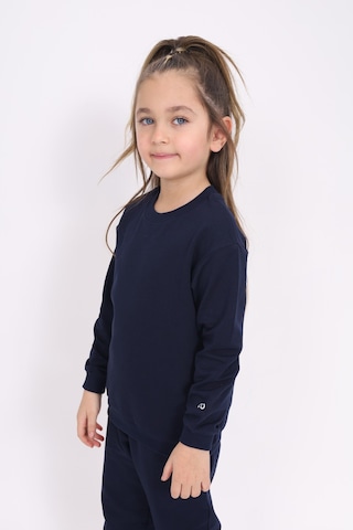 Toontoy Kız Çocuk Baskılı Sweatshirt Lacivert