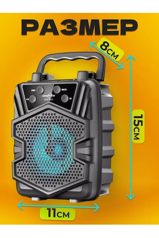 Ruomı Kablosuz Bluetooth Hoparlör Led Aydınlatmalı 236728246