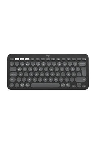 K380s Pebble Keys 2 Çoklu Cihaz Özellikli Bluetooth Türkçe Q Klavye Gri 920-011859
