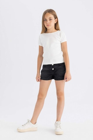 DeFacto Kız Çocuk Mom Fit Jean Şort D1712A824SMNM36