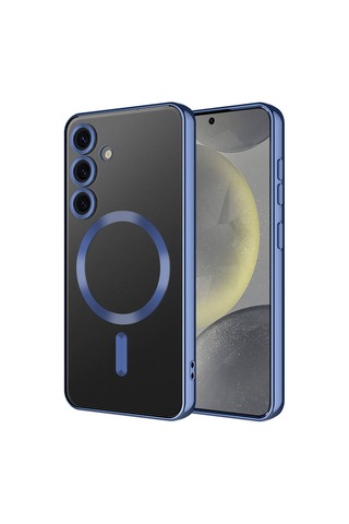 Mobilteam Galaxy S24 Plus Uyumlu Kamera Korumalı Magsafe Wireless Şarj Özellikli Demre Koyu Yeşil