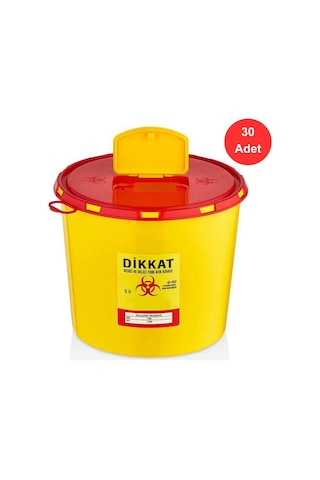 Atık Kovası 5 Litre X 30 Adet - Güvenli Ve Dayanıklı