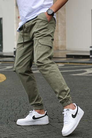 Madmext Madmext Erkek Yeşil Kargo Cep Pantolon 5447-yeşil Yeşil