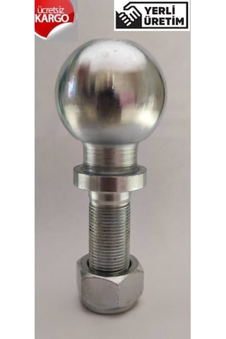 Römork Araba Topuzlu Çeki Demiri Somunlu 50Mm (A+ Kalite)