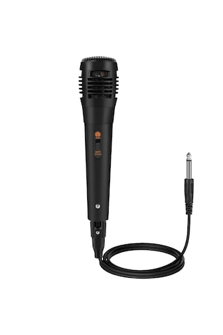 Speaker Hoparlör Mikrofonu Karaoke Kablolu 6.5mm Jack Girişli