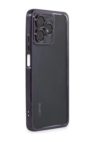 Newface Realme C53 Kılıf Razer Lensli Silikon - Mor Belirtilmemiş