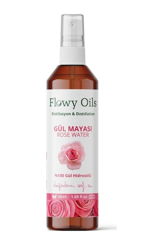 Flowy Oils Gül Mayası Aydınlatıcı ve Gözenek Sıkılaştırıcı Tonik 50 ML