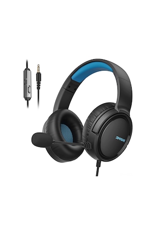 Ruicoo Bınnune Bg02 Profesyonel Oyun Kulaklığı - Mikrofonlu, Gürültü Önleyici, 50mm Sürücü, Pc/laptop Uyumlu Siyah Mavi