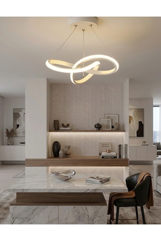 Lzy Avize Store Kar Çiçeği Beyaz Avize Modern Salon, Mutfak, Çocuk Odası Ve Antre Aydınlatma