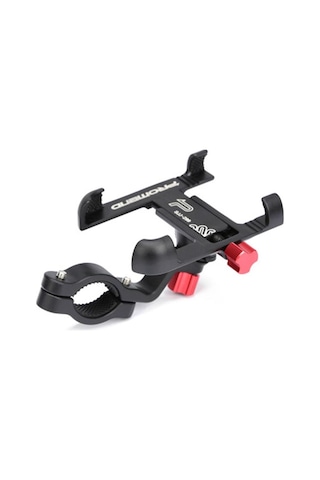 360 Döndür Kartal Pençesi Biyonik Bisiklet Telefon Tutucu Dağı Alüminyum Bisiklet Motosiklet Gidon Cep Telefonu Standı Braketi Siyah Siyah