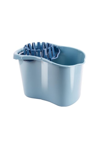 Sıkmalı Temizlik Kovası 15 Litre, Standart Sıkmalı Yer Zemin Temizlik Mop Kovası Mavi