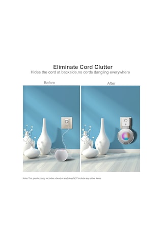 Yaleker Homepod Mini Duvar Takımı: Akıllı Hoparlör Tutucu, Kablolu Soketli, Uzun Kabloları Yönet, Ev Otomasyonu Aksesuarı