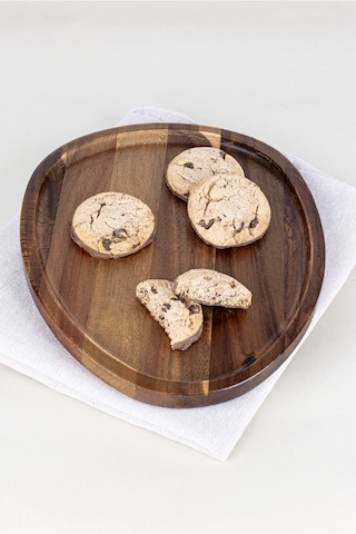 Naturalove Akasya Büyük Sunum Tabağı - Yuvarlak