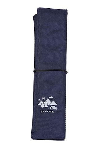 Aotu Taşınabilir Nem Geçirmez Koltuk Mat Oxford Kumaş + Epe Açık Kamp Piknik Oturma Pedi Lacivert