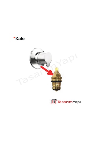 Kale D100 Ankastre Stop Valf Salmastra 1/2 Krom Kale D100 Ankastre Stop Valf Salmastra 1/2 Krom