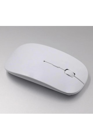 Ultra İnce Usb Bilgisayar Pc Dizüstü Masaüstü Kablosuz Mouse Beyaz