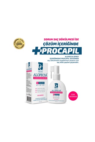 Alopecia Procapil ve IGF İçerikli Kadın Saç Spreyi 60 ML