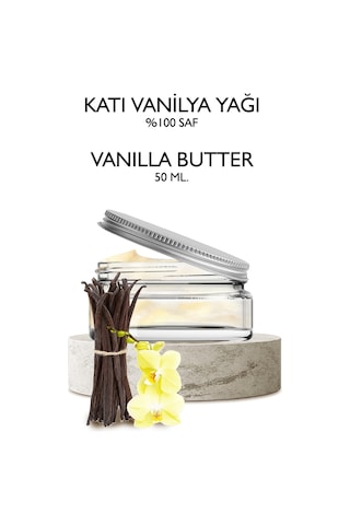 Katı Vanilya Yağı 50 Ml. Saf Vanilya Yağı Vanilla Butter Diğer
