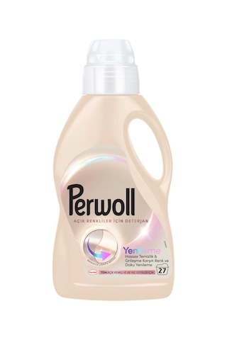 Perwoll Hassas Bakım Siyah + Renkli + Beyaz Renkliler için Sıvı Çamaşır Deterjanı 3 x 1485 ML