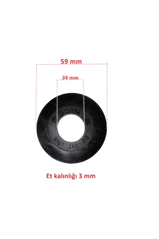 Fluidmaster Boşaltma Grubu Klape Contası Siyah