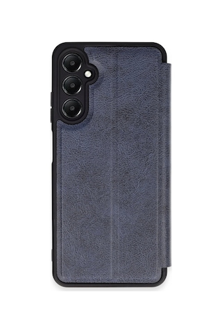 Newface - 600 - Samsung Galaxy Uyumlu A15 4g Kılıf Flip Cover - Csmo-tex - - Lacivert