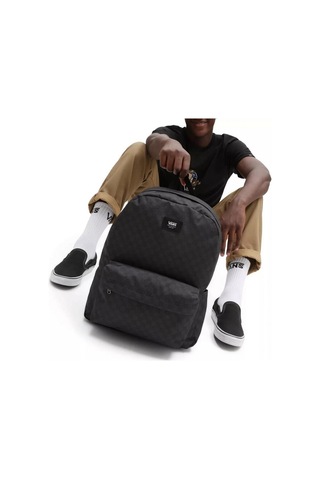 Vans Mn Old Skool Check Backpack Sırt Çantası Siyah
