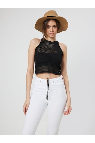 LOFT Crop Kadın Atlet Lf2032014 Q1.v1 Siyah