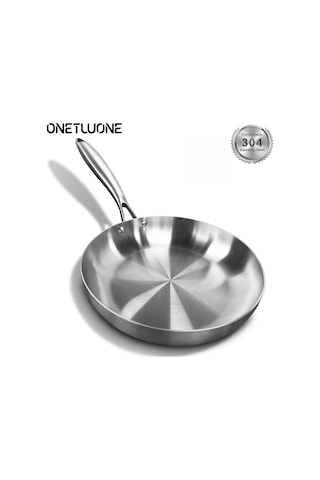 304 Paslanmaz Çelik Tava, Yapışmaz Tava Kızarmış Biftek Pot Gaz Inox