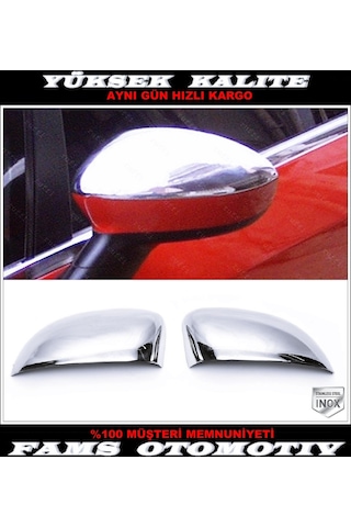 Fiat Linea Paslanmaz Krom Ayna Kapağı 2 Prç. 2007 Üzeri
