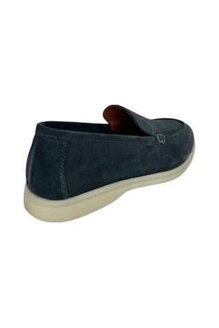 Kemal Tanca 852 661 Erkek Hakiki Deri Loafer Ayakkabı Mavi