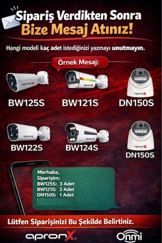 6 Lı Ahd Bullet Dome Mikrofonlu Güvenlik Kamera Seti
