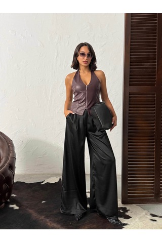 Verymoda Sunideri Fermuarlı Yelek Vmf2036 Bordo