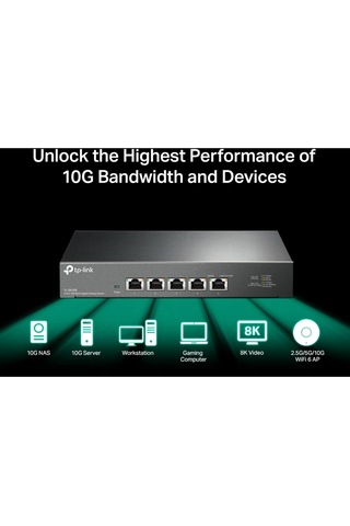 TP-Link Tl Sx105 8 Port 10G Multı Gıgabıt Masaüstü Swıtch