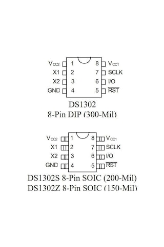 Ds1302 Dıp8 Entegre