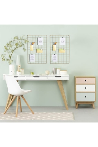 Metal Tel Pano Gold Fotoğraf Askısı Notluk 40X60 Catchme (415764490)