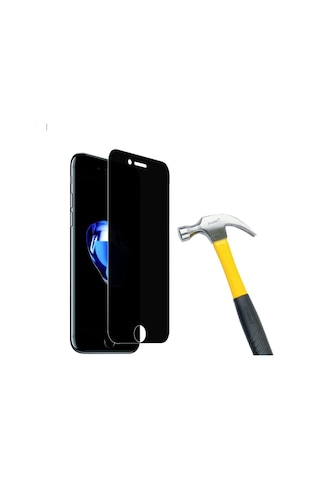Apple Uyumlu iPhone 8 Plus Hayalet Ekran Koruyucu Siyah